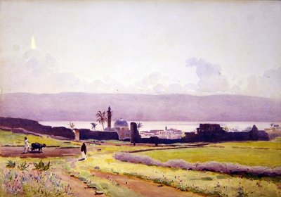 Inom Tiberius murar, ca 1905 (akvarell på papper) av Stanley Inchbold