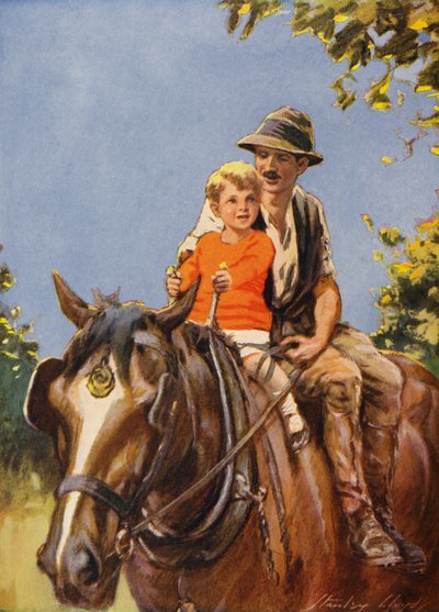 En åktur på Dobbin (färglitografi) av Stanley Lloyd