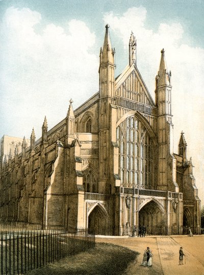 Winchester Cathedral, Hampshire, c1870 av Stannard and Son
