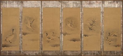 Vildgäss, Momoyama- eller Edoperiod, 1568-1615. av Sôtatsu