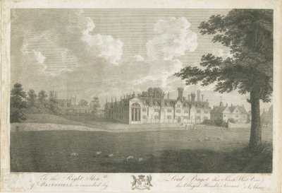 Blithfield Hall: gravyr och [1700-talet] av Stebbing Shaw