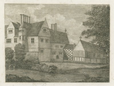 Brewood - Black Ladies Priory: gravyr och [?1700-talet] (tryck) av Stebbing Shaw