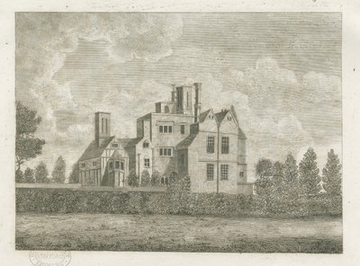 Brewood - Black Ladies Priory: gravyr och [?1700-talet] (tryck) av Stebbing Shaw