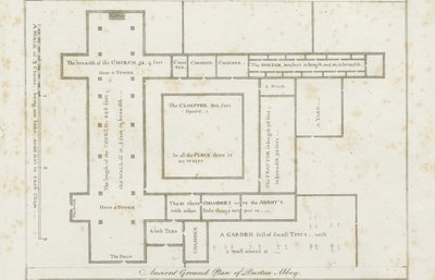 Burton-upon-Trent Abbey: gravyr, nd [c 1795] (tryck) av Stebbing Shaw