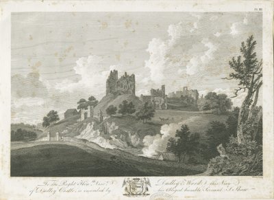 Dudley Castle: gravyr, nd [1762-1802] (tryck) av Stebbing Shaw