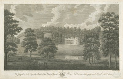 Great Barr Hall: gravyr, nd [1762-1802] av Stebbing Shaw