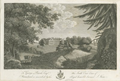 Hamstead Hall: engraving, nd [1762-1802] (print) av Stebbing Shaw