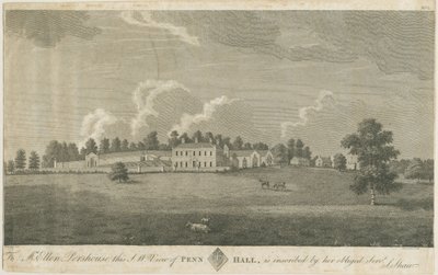 Penn Hall: gravyr, nd [slutet av 1700-talet] (tryck) av Stebbing Shaw