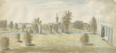 Shugborough - "Athenian" arkitektur: akvarellmålning, nd [1762-1802] av Stebbing Shaw