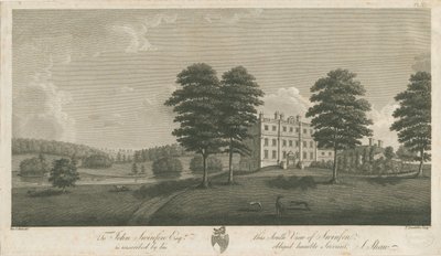 Swinfen Hall: engraving, nd [1762-1798] (print) av Stebbing Shaw