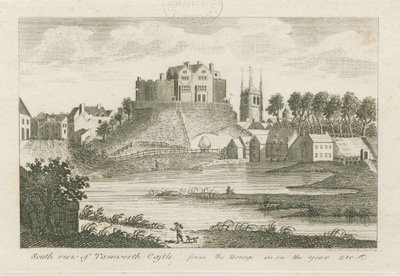 Tamworth Castle: gravyr av Stebbing Shaw