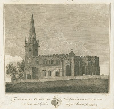 Wednesbury Church: gravyr, nd [1762-1802] av Stebbing Shaw