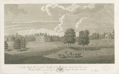 Weston-under-Lizard - Hall: gravyr, nd [1762-1802] (tryck) av Stebbing Shaw