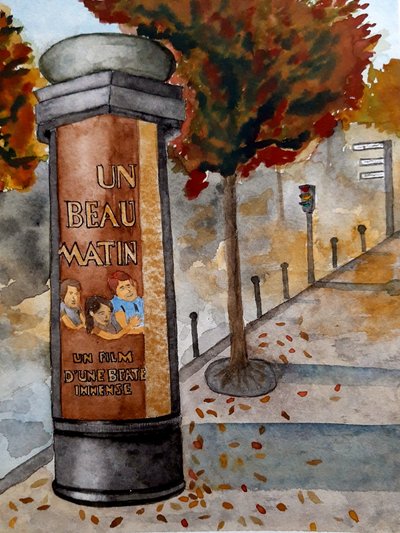 På gatorna i Paris av Steegs Art Karin