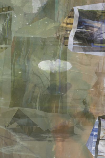 Abstrakt landskap i lager av Stefan Fransson