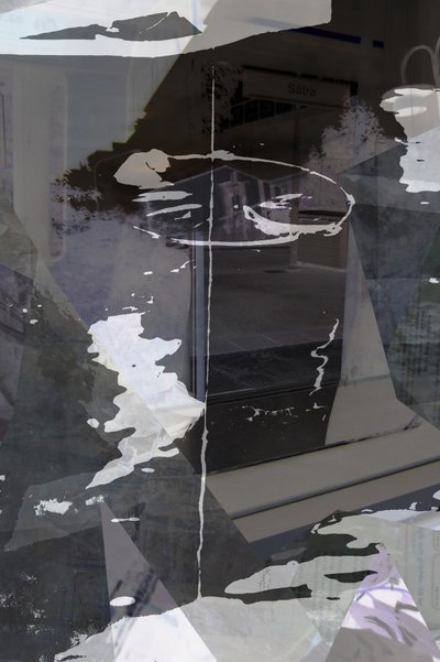 Stadsmässig abstrakt reflektion av Stefan Fransson