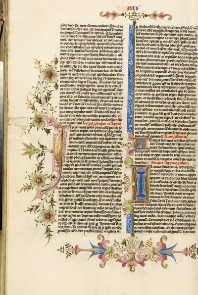 Dekorerad initial J; Dekorerad initial I av Stefan Lochner