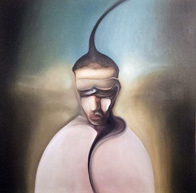 Mörk surrealistisk figur av Stefano Mazzolini