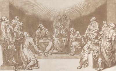 Den Helige Andens nedstigning, 1760-90. av Stefano Mulinari