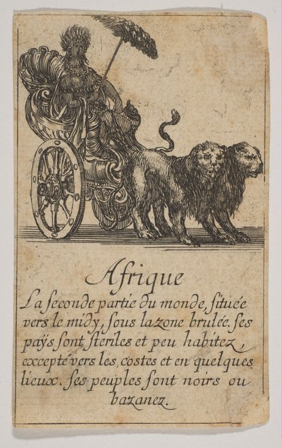 Afrika, 1644. av Stefano della Bella