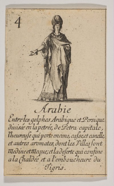 Arabien, 1644. av Stefano della Bella