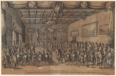 De behagligas bankett av Stefano della Bella