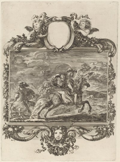 Clovis och Clotilda. av Stefano della Bella