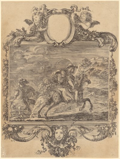 Clovis och Clotilde av Stefano della Bella