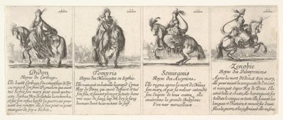 Dido, Tomyris, Semiramis och Zenobie, från 