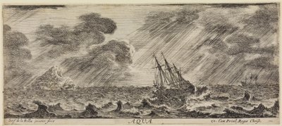 De fyra elementen: vatten av Stefano della Bella