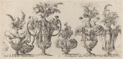 Fantastiska vaser, troligen 1646. av Stefano della Bella