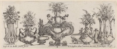 Fantastiska vaser, troligen 1646. av Stefano della Bella