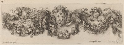 Festong med Medicis vapen, troligen 1648. av Stefano della Bella