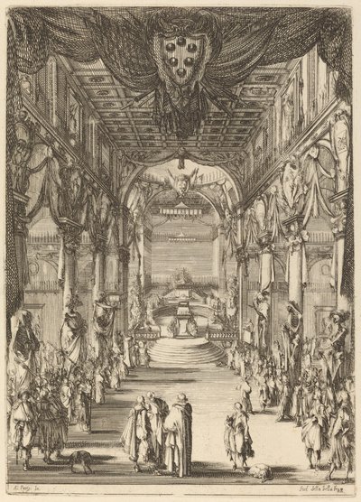 Prins Francesco de Medicis begravning av Stefano della Bella