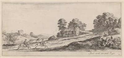 Galopperande ryttare, i eller före 1647. av Stefano della Bella