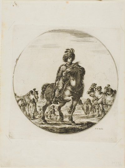 Ungersk ryttare av Stefano della Bella