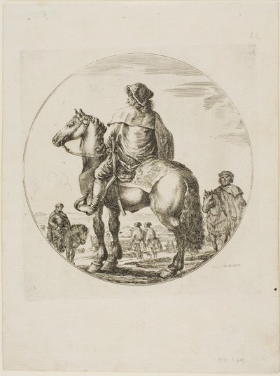 Ungersk ryttare av Stefano della Bella