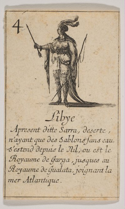 Libyen, 1644. av Stefano della Bella
