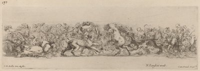 Prydnadsfris med vinrankor, troligen 1648. av Stefano della Bella