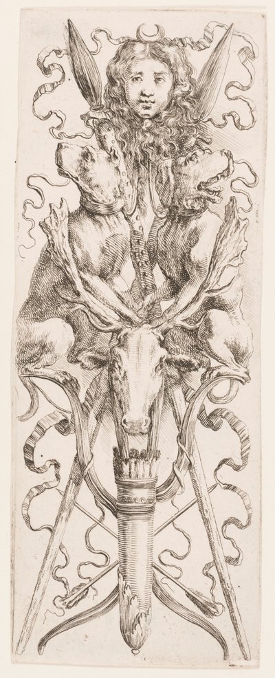 Ornament eller grotesker (Grotesque Ornament) av Stefano della Bella