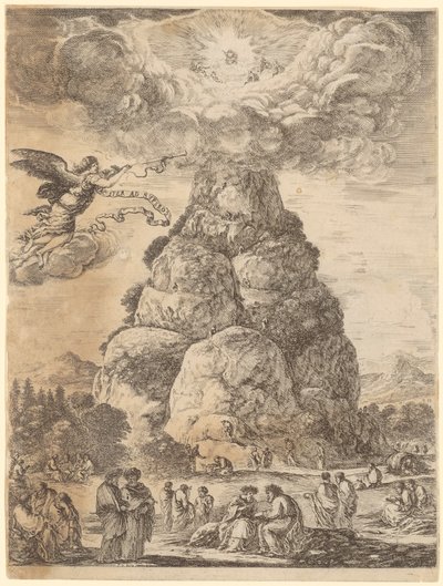 Parnass, filosofernas berg av Stefano della Bella