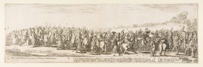 Del av ingången till den polska legationen Q.X.Y., 1633. av Stefano della Bella