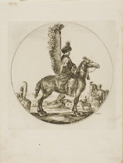polsk ryttare av Stefano della Bella