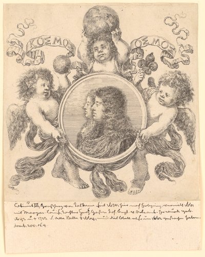 Porträtt av prins Cosimo III de