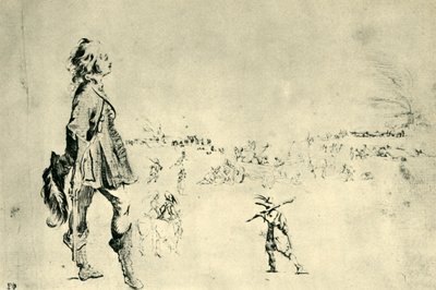 Stående mansfigur, 1633-1634, 1943. av Stefano della Bella