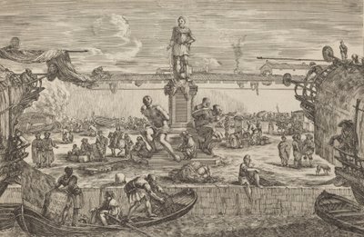 Staty av Ferdinand I, förmodligen ca. 16541655. av Stefano della Bella