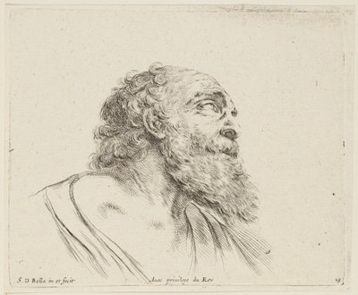 Studie (I principii del disegno, 19) av Stefano della Bella