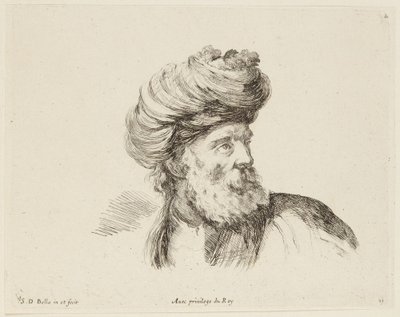 Studie (I principii del disegno, 23) av Stefano della Bella