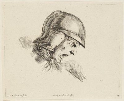 Studie (I principii del disegno, 24) av Stefano della Bella