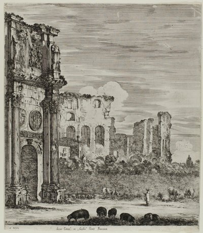 Konstantins båge av Stefano della Bella